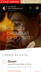 Mobile Screenshot of citeduchocolat.com